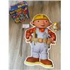 Image 1 : Bob the Builder kid sized puzzle, toy figure