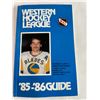 Image 2 : WHL 1985-86 guide - Wendel Clark Saskatoon Blades