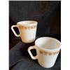 Image 2 : two Pyrex butterfly gold cups