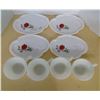 Image 1 : 4 pcs. Anchor Hockying and 4 Federal Red rose Plate