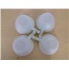 Image 3 : 4 pcs. Anchor Hockying and 4 Federal Red rose Plate