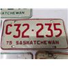 Image 6 : Six Saskatchewan License Plates