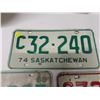 Image 7 : Six Saskatchewan License Plates
