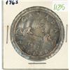 Image 1 : 1963 Canadian Silver Dollar Coin