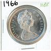 Image 1 : 1966 Canadian Silver Dollar Coin
