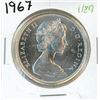 Image 1 : 1967 Canadian Silver Dollar Coin