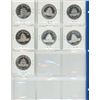Image 2 : Sheet of Silver Plated Chinese Panda Coins
