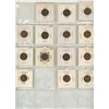 Image 1 : Sheet of Candian 1 Cent Coins; various years