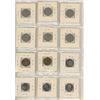 Image 2 : Sheet of Canadian 5 Cent Coins; various years