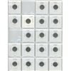 Image 1 : Sheet of Canadian 10 Cent Coins; various years