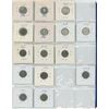 Image 2 : Sheet of Canadian 10 Cent Coins; various years