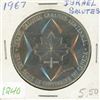 Image 1 : 1967 Canadian Israel Salutes Coin