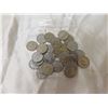 Image 1 : Bag of Canadian 5 Cent Coins; various years