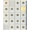 Image 2 : Sheet of Canadian 10 Cent Coins; 1937-51