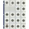 Image 2 : Sheet of Canadian 5 Cent Coins; 1922-24 & 1926-36