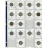 Image 1 : Sheet of Canadian 5 Cent Coins; 1936-47