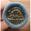 Image 2 : Roll of Canadian 1965 5 Cent Coins
