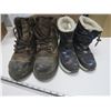 Image 2 : kids size 11 winter boots and men's size 10 work boots