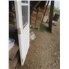 Image 3 : 79"H x 31.5"W white exterior door with window RH in-swing