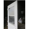 Image 5 : 79"H x 31.5"W white exterior door with window RH in-swing