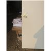 Image 5 : 80"H x 30"W plain painted white wooden interior door LH in-swing