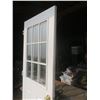 Image 4 : 79.25"H x 31.5"W exterior door w/ 9 pane window RH in-swing