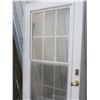 Image 1 : exterior storm  door with glass and screen (see photos for size)
