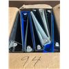 Image 1 : Empty binders: 1", 1 1/2", 2"