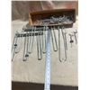 Image 1 : Box of misc. peg board hangers