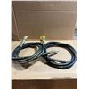 Image 1 : 2 high-pressure hydraulic hoses (10 feet), 10,000 PSI, with quick couplers