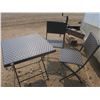 Image 1 : outside table and chairs set