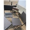 Image 3 : outside table and chairs set