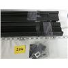 Image 2 : pair of vinyl venetian blinds w/ mounting hardware - 64"x42"