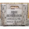Image 2 : vintage wooden Pepsi crate - 1964 Rose Beverages Prince Albert