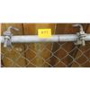 Image 2 : galvanized 40"x40" chain link gate and post mounting brackets