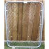 Image 2 : aluminum tubular frame 3'x4' wire door/gate with 5" galvanized anchor post