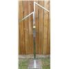 Image 1 : chrome clothes stand - 15"x15" solid base with adjustable slant arms