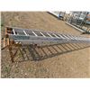 Image 2 : 16'x16" extension ladders attached to rack