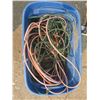 Image 2 : tub of extension cords