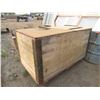 Image 2 : 30x54x33" tall wooden box on wheels
