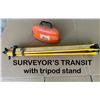 Image 1 : surveyors transit with tripod stand