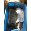 Image 2 : box of welding rods helmet and welding accessories