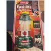 Image 2 : coleman lantern and wooden tool box
