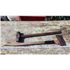 Image 1 : Large axe and sledge hammer