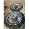 Image 1 : two 4.1-18 motor bike rims