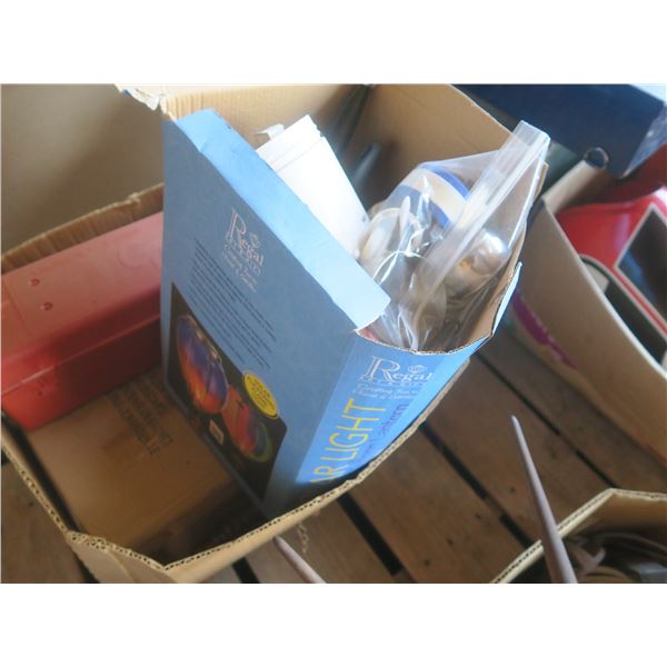 box of assorted hardware