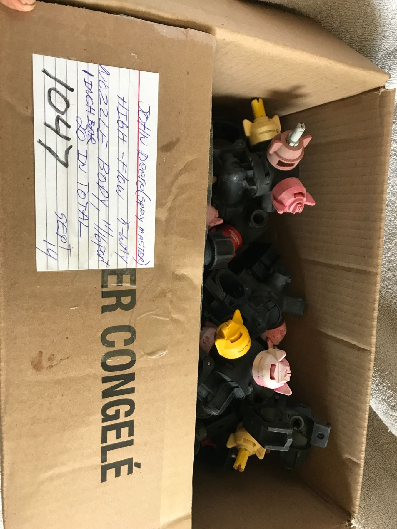 5 Way John Deere spray nozzles Schmalz Auctions