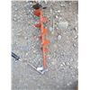 Image 2 : orange folding ice auger