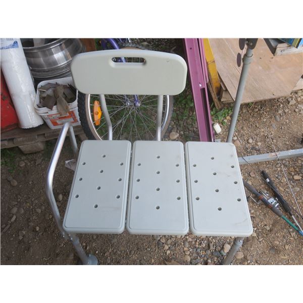 adjustable shower chair with back rest