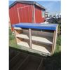 Image 3 : cupboard with blue top 73x25x42